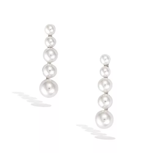 BO AG/RD BARRETTE PERLES SYNTH BLANCHES