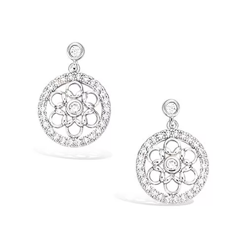 BO AG/RD CERCLE OXYDES BLANCS ET MOTIF AJOURE