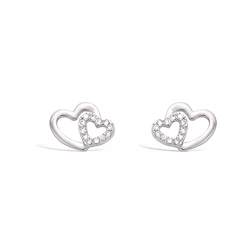BO AG/RD DOUBLE COEUR CROISE OXYDES BLANCS