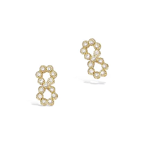 BO P/OR MOTIF PUCE INFINI OXYDES BLANCS