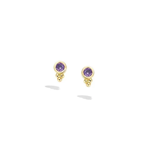 BO P/OR PUCE OXYDE AMETHYSTE SERTI CLOS ROND