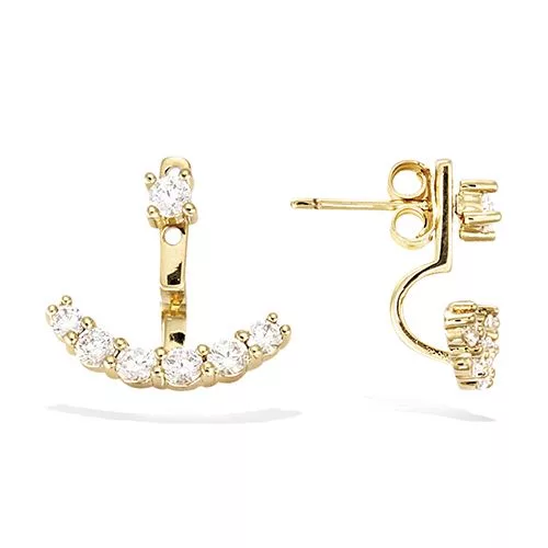 BO P/OR EAR JACKET OXYDES BLANCS