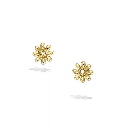 BO P/OR PUCE FORME FLEUR OXYDE BLANC