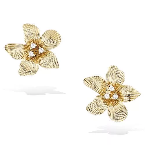 BO P/OR PUCE FLEUR VINTAGE