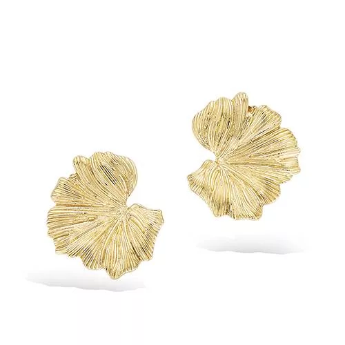 BO P/OR PUCE FEUILLE VINTAGE