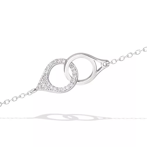 BRA AG/RD CERCLES ENTRELACES OXYDES BLANCS