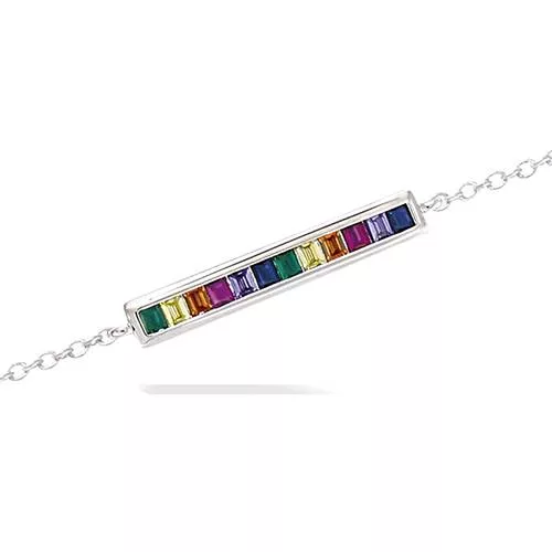 BRA AG/RD BARRETTE ARC EN CIEL