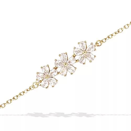 BRA P/OR TRIO FLEURS OXYDES BLANCS