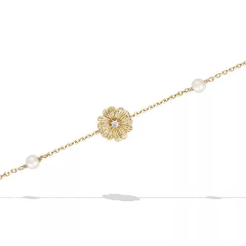 BRA P/OR FORME FLEUR OXYDES BLANCS