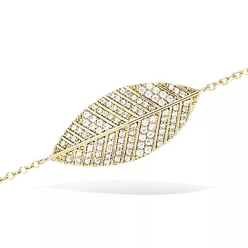 BRA P/OR FEUILLE PAVAGE OXYDES BLANCS