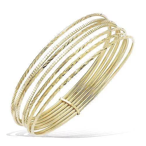 BRACELET P/OR SEMAINIER DIAMANTE DIAMETRE 65 MM