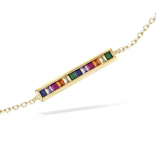 BRA P/OR BARRETTE ARC EN CIEL