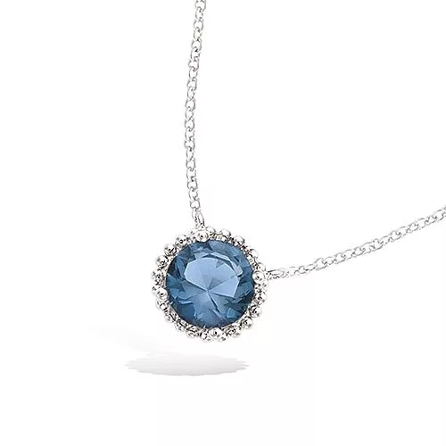 COLLIER AG/RD PIERRE RONDE LONDON BLUE