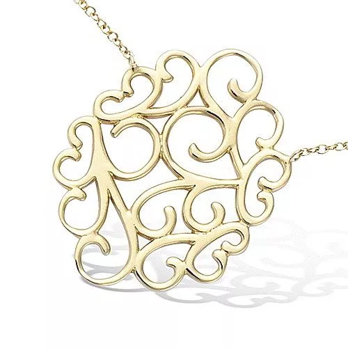 COLLIER P/OR ARABESQUE LISSE