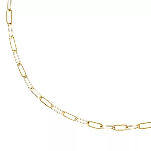 COLLIER P/OR MAILLE CHEVAL FINE REGLABLE