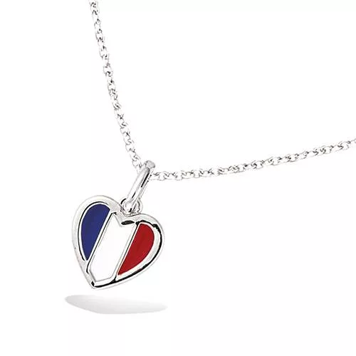 PND AG/RD FORME COEUR DRAPEAU DE LA FRANCE