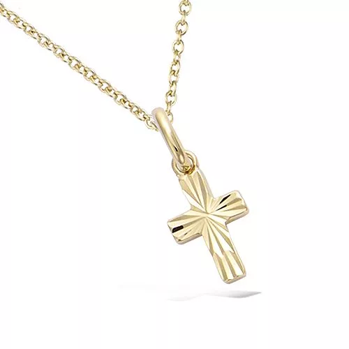 PND P/OR CROIX LISSE DIAMANTE
