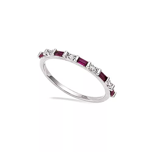 BA AG/RD ALLIANCE MOTIF RECTANGLE FUSCHIA SYNTH + OXYDES BLANCS