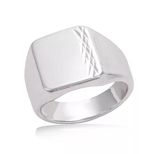 BA AG/RD CHEVALIERE RECTANGULAIRE DIAMANTEE