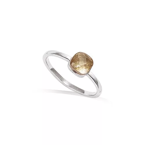 BA AG/RD PIERRE CARREE FACETEE OXYDE CHAMPAGNE
