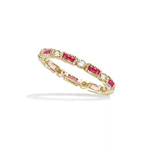 BA P/OR ROSE RUBY AVEC OXYDES BLANCS